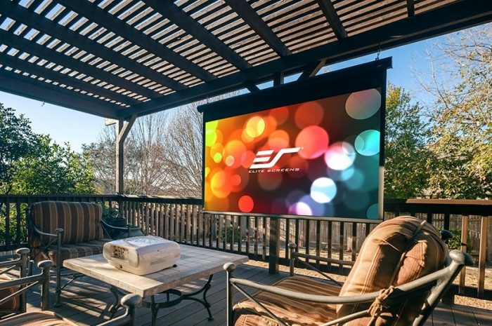 What are the things that you will need for an outdoor projector?